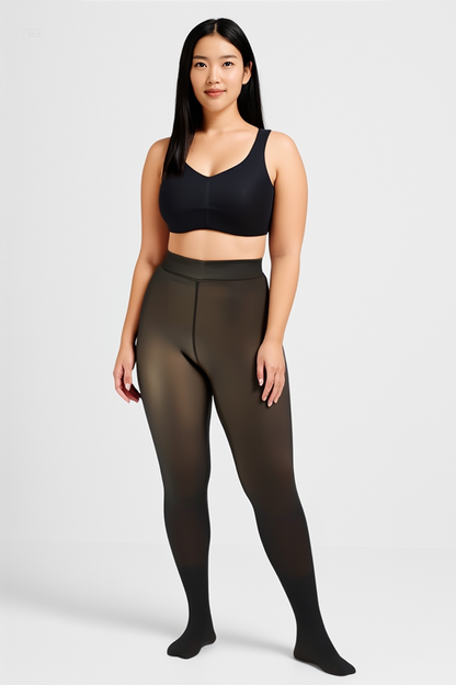 Pack 2 Leggings Térmicas Forradas – Suaves, Antideslizantes y Súper Cálidas